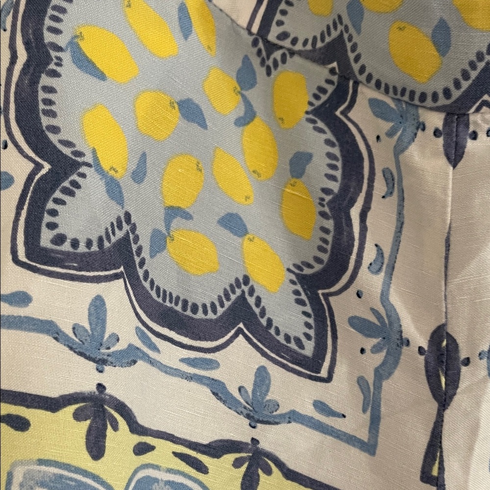 LOFT Floral Patterned Wide-Leg Pants - Picture 3 of 7